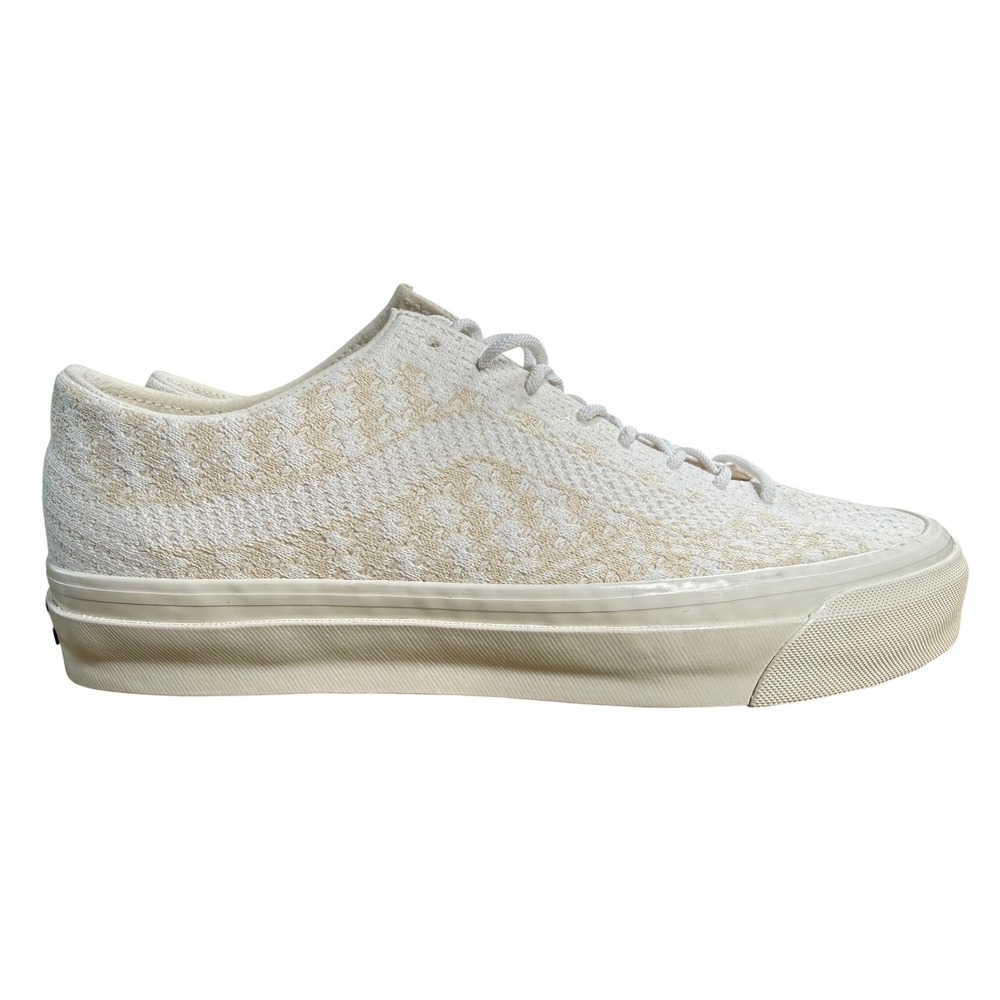 Vans Vault OG Style 43 LX Knit Jacquard White Cream Mens Low Top Shoes size 11